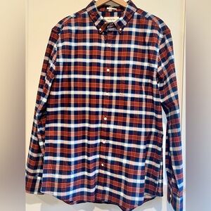 Hawker Rye XL button down casual shirt
Orange, Blue, white
